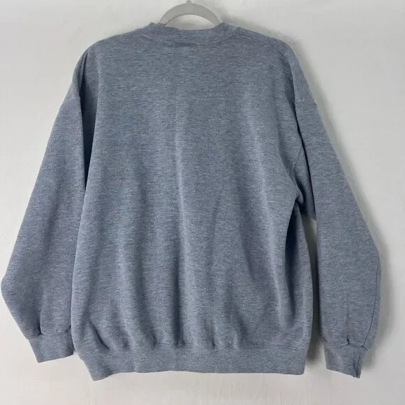 Vintage Disney Store Mickey Mouse Sweatshirt Womens XL Gray Crew Neck Soft Cozy - Picture 2 of 8